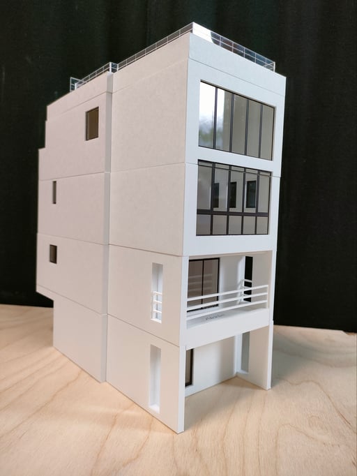 白模型　分解式　Scale:1/50