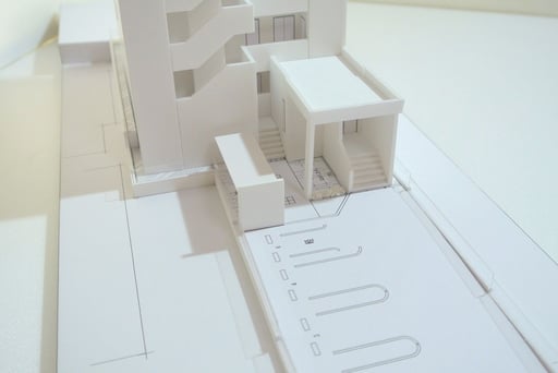 アパート　プレゼン用　Scale:1/100