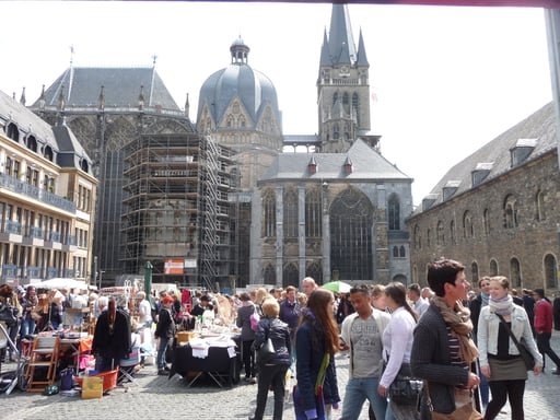 Trödelmarkt Aachen Altstadt - sehr schönes Ambiente!