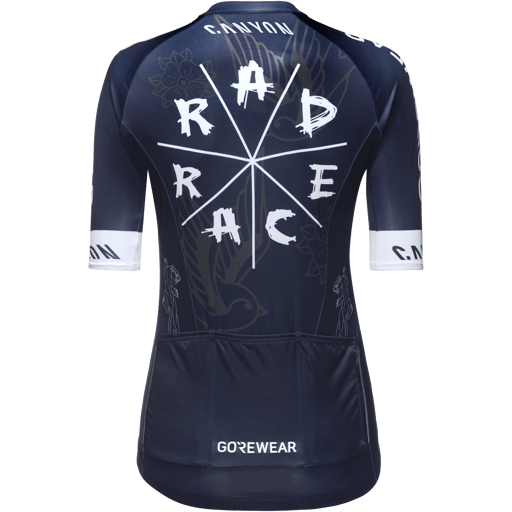 GOREWEAR x RAD RACE TRIKOT für Frauen von hinten