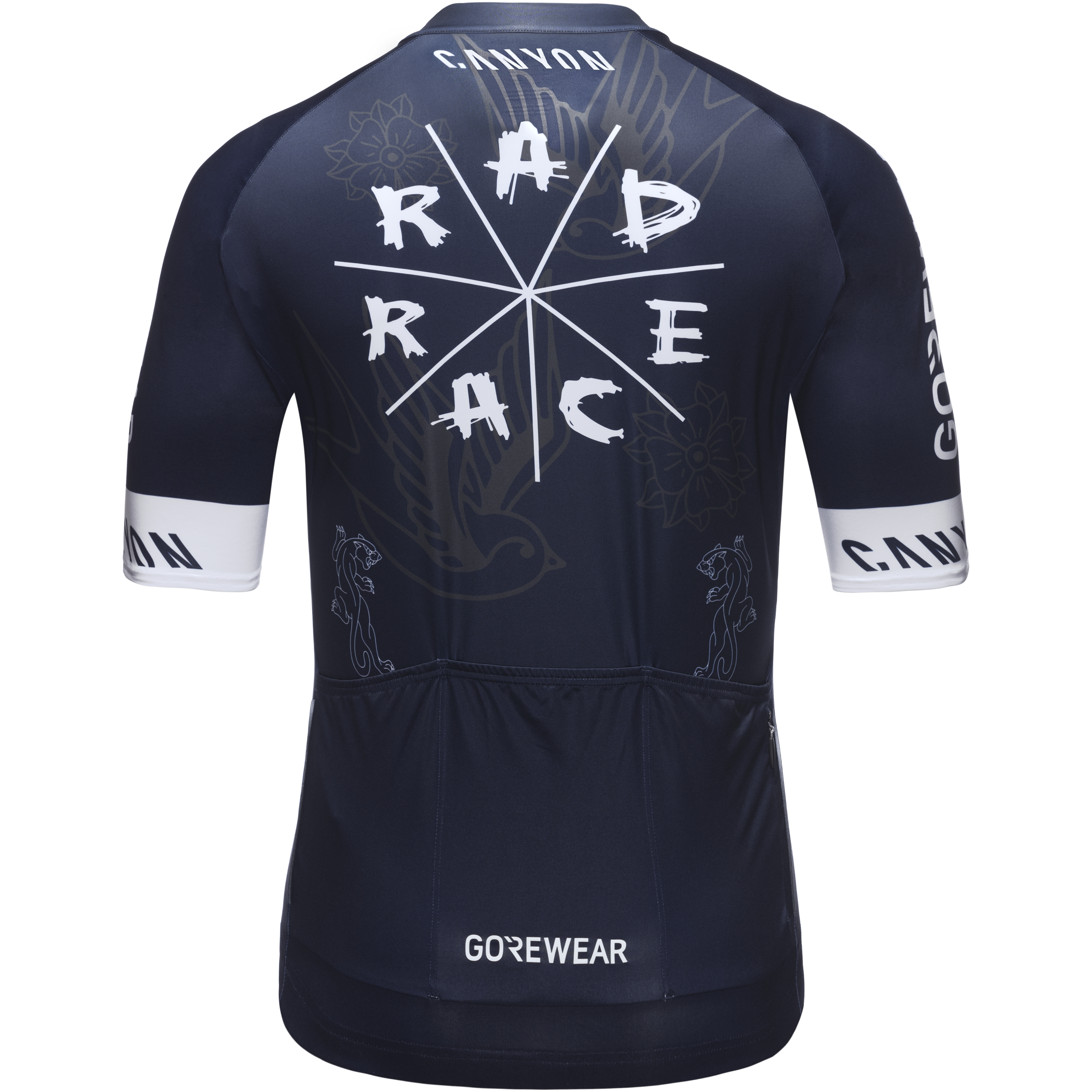 GOREWEAR x RAD RACE TRIKOT für Männer von hinten