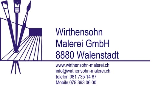 wirthensohn-malerei, Wirthensohn Malergeschäft Walenstadt, malen, verputzen, tapezieren. Farben, Farbenladen