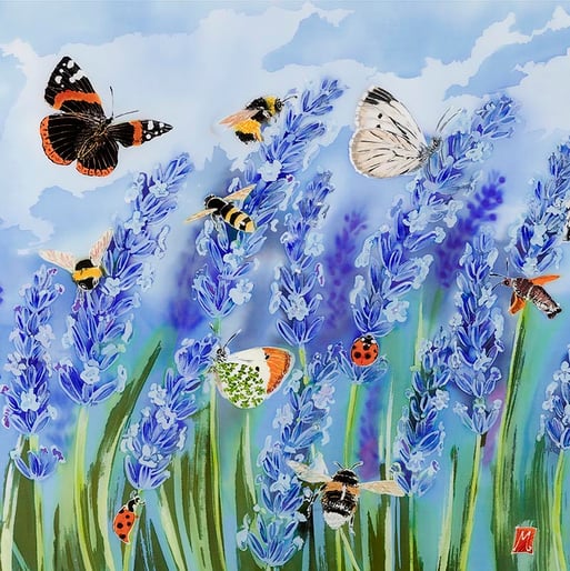 english garden art botanical floral