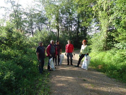 Das Wetterglück war für einmal auf unserer Seite. Nach einem Nachmittag mit ströhmendem Regen, zeigte sich am Abend die Sonne.