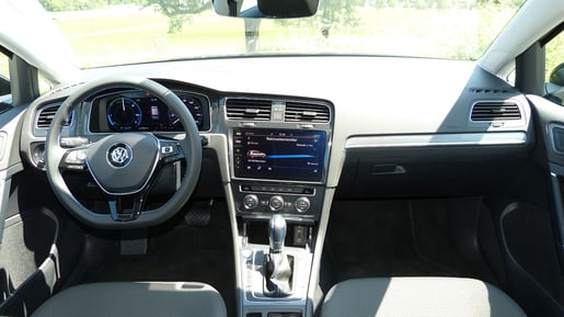 VW e-Golf Innenraum