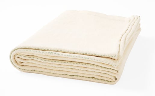 Traditionell gewebte Iyengar Yogadecke aus Baumwolle