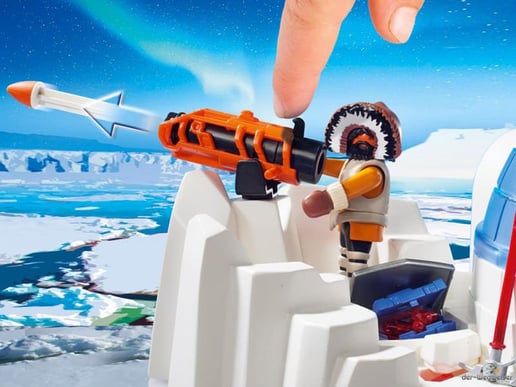 Besonderheiten im Playmobil Paket 9055 ist eine funktionierende Harbunengeschoss.
