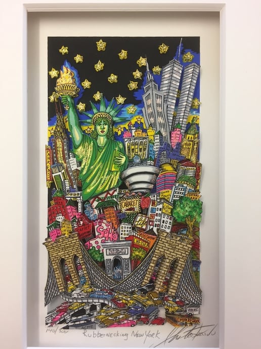 Passepartout erhöht aufgelegt