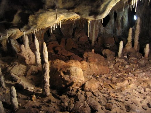 Réplica de La Garma. Sector IV de la Cueva de la Garma. Para el Museo Arqueológico de Cantabria.