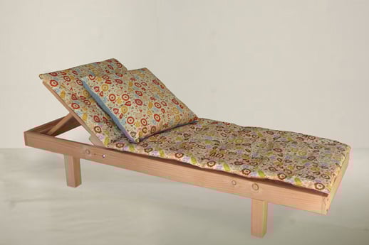 chaise longue bois extérieur made in france