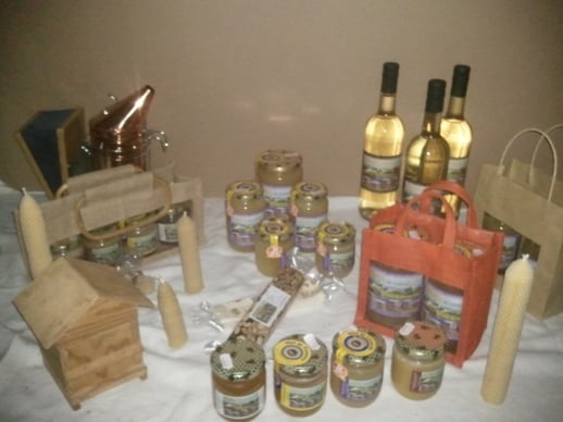 nougat, hydromel, miel de lavande label rouge