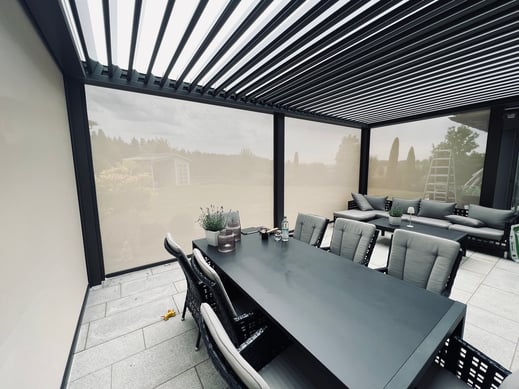 Lamellendach Pratic Opera in Grünwald, München