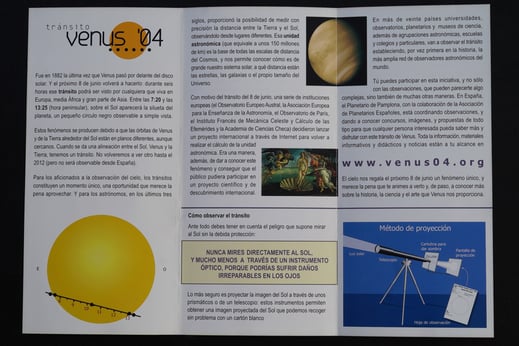 Tríptico transito de Venus 2004