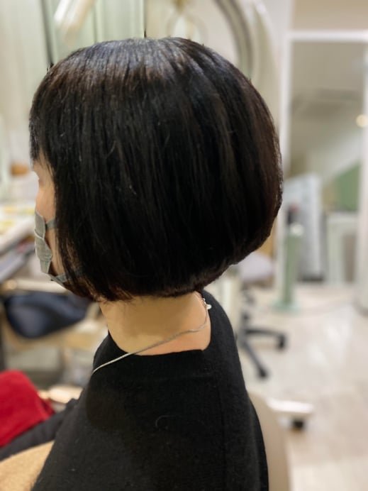 ドネーションカット後のスタイル