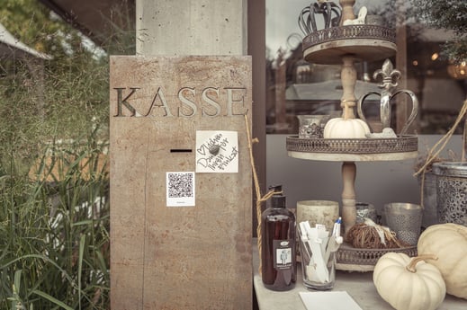 Zahlungsmöglichkeit Selbstbedienung Blütentanz Küttigen