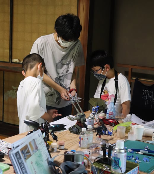 「模型の時間」の様子