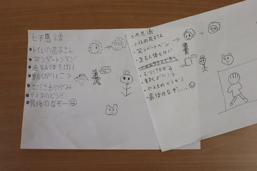 七不思議の授業案