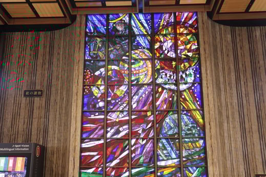 原画：近岡善次郎、制作協力：ルイ・フランセン《杜の賛歌》1978年