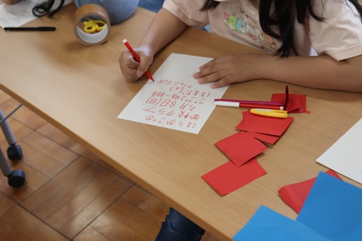 チラシを製作中