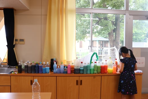 「星が流れる水道」準備中