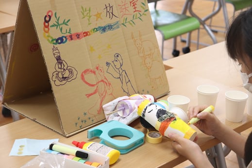 「七夕放送室」の準備