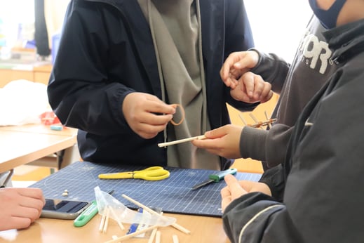 割り箸鉄砲試作中