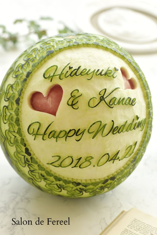 カービング　スイカ　彫刻　誕生日　結婚式　メロン　フルーツカービング　教室　大阪　薔薇　ソープカービング　　プレゼント　オーダー　りんご　石けん　野菜　人参
