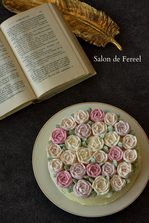 フラワーケーキ  大阪　ケーキ　教室　習い事　スイーツ　田中聖子　ケーキ教室　お菓子教室　スウィーツ　大阪市　