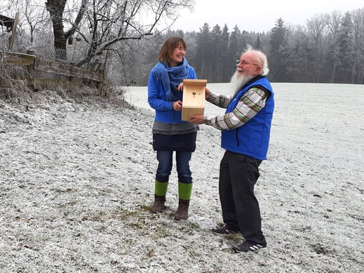 Gerhard Kinshofer mit Kathrin Lichtenuer © Georg Zech