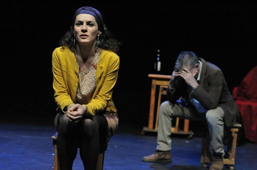 No women's land spectacle sur les migrants Bruxelles