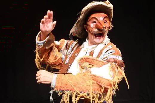 Spectacle commedia dell'arte Luca Franceschi Bruxelles
