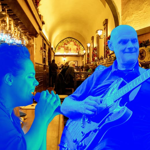 Marilla e Michele Gentilini al Pozzo Bianco il 9 Maggio 2025 in acustica.