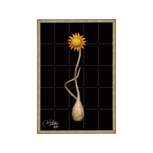 ラベル版画™️5241「セロフラワー オリジナル.14」