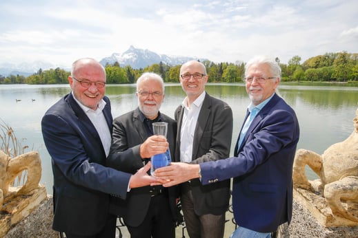 Claus Salzmann, Prof. Karl Svardal, Prof. Thomas Ertl und Andreas Unterweger | Foto: Markus Tschepp