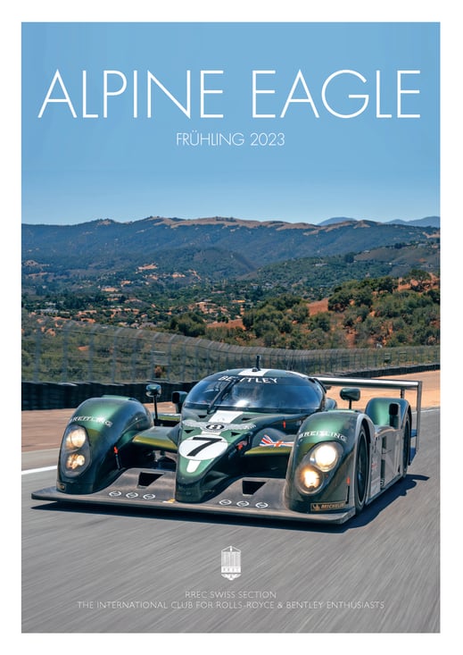 Zeitschrift "Alpine Eagle" des Rolls-Royce & Bentley Clubs.