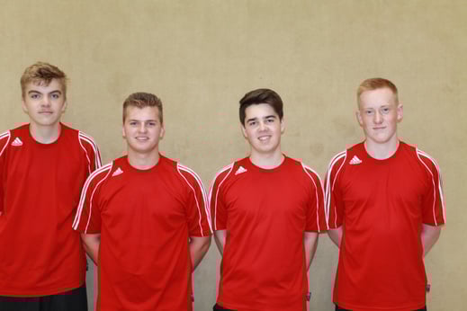 Von links: Julian Severrit, Simon Leder, David Kemenji und Tjark Meyer.