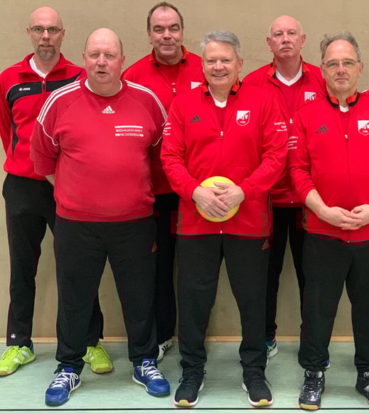 von links: Michael Jörns, Heinrich Reingardt, Heiner Severit, Carsten Heckmann, Erhard Wolter und Peter Schöneweis.