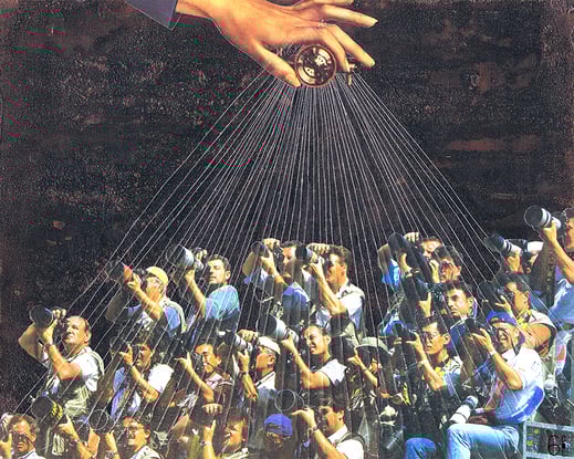 Collage sur plaque rouillées - 30 x 20 cm - 2016 - Création 6col