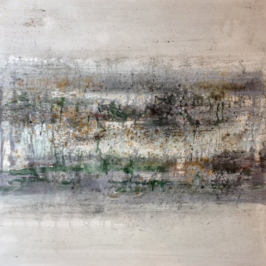 Légende : ÔM n°21, 60cmx60cm, pigments et encres, 2017. Audrey Roccaro.