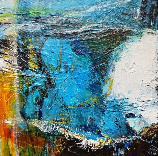 Elisabeth Augendre artiste peintre en Ariège acrylique impressionnisme jardins aquatiques, océan 15