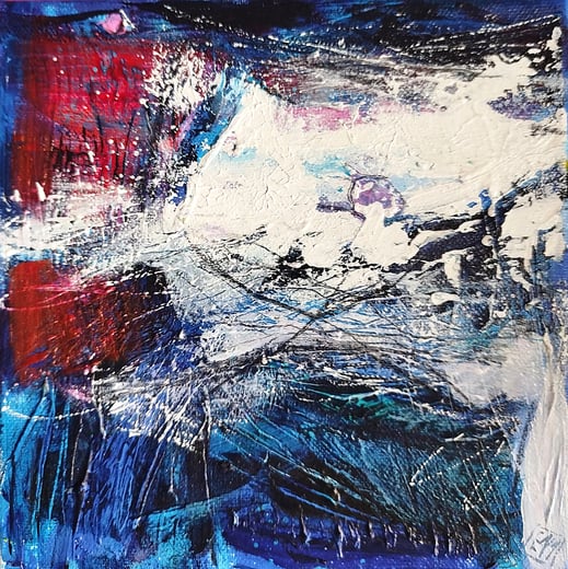 Elisabeth Augendre artiste peintre en Ariège acrylique impressionnisme jardins aquatiques, l'océan 24