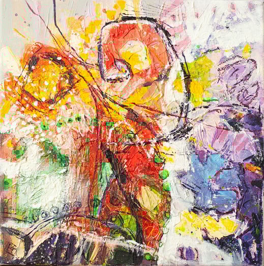 Elisabeth Augendre artiste peintre en Ariège peinture acrylique impressionnisme