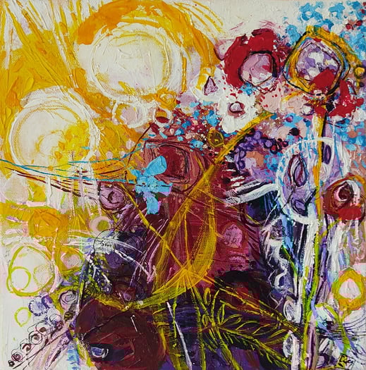 Elisabeth Augendre peinture contemporaine acrylique