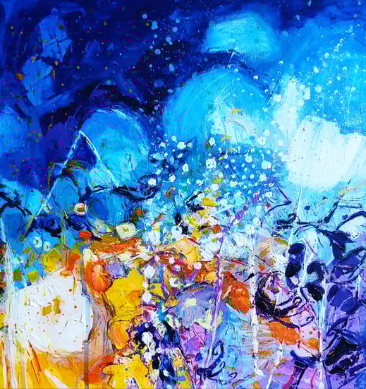 Elisabeth Augendre artiste peintre galerie espace Ysmaïloff Paris acrylique impressionnisme jardins extraordinaires 13