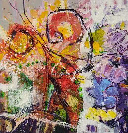 Elisabeth Augendre peinture contemporaine acrylique