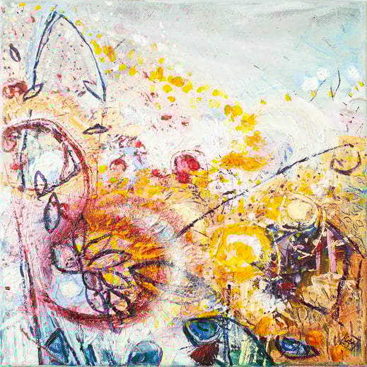 Elisabeth Augendre artist peintre en Ariège peinture acrylique impressionninsme