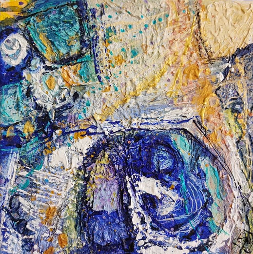 Elisabeth Augendre artiste peintre en Ariège acrylique impressionnisme océan 2