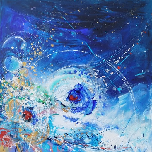 Elisabeth Augendre artiste peintre en Ariège acrylique impressionnisme jardins du ciel 4