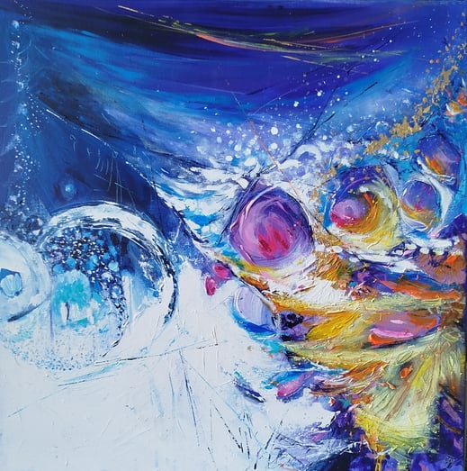 Elisabeth Augendre artiste peintre en Ariège acrylique impressionnisme jardins du ciel 5