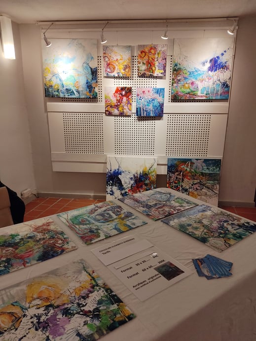 Elisabeth Augendre artiste peintre en Ariège La Bastide de Sérou exposition à Foix
